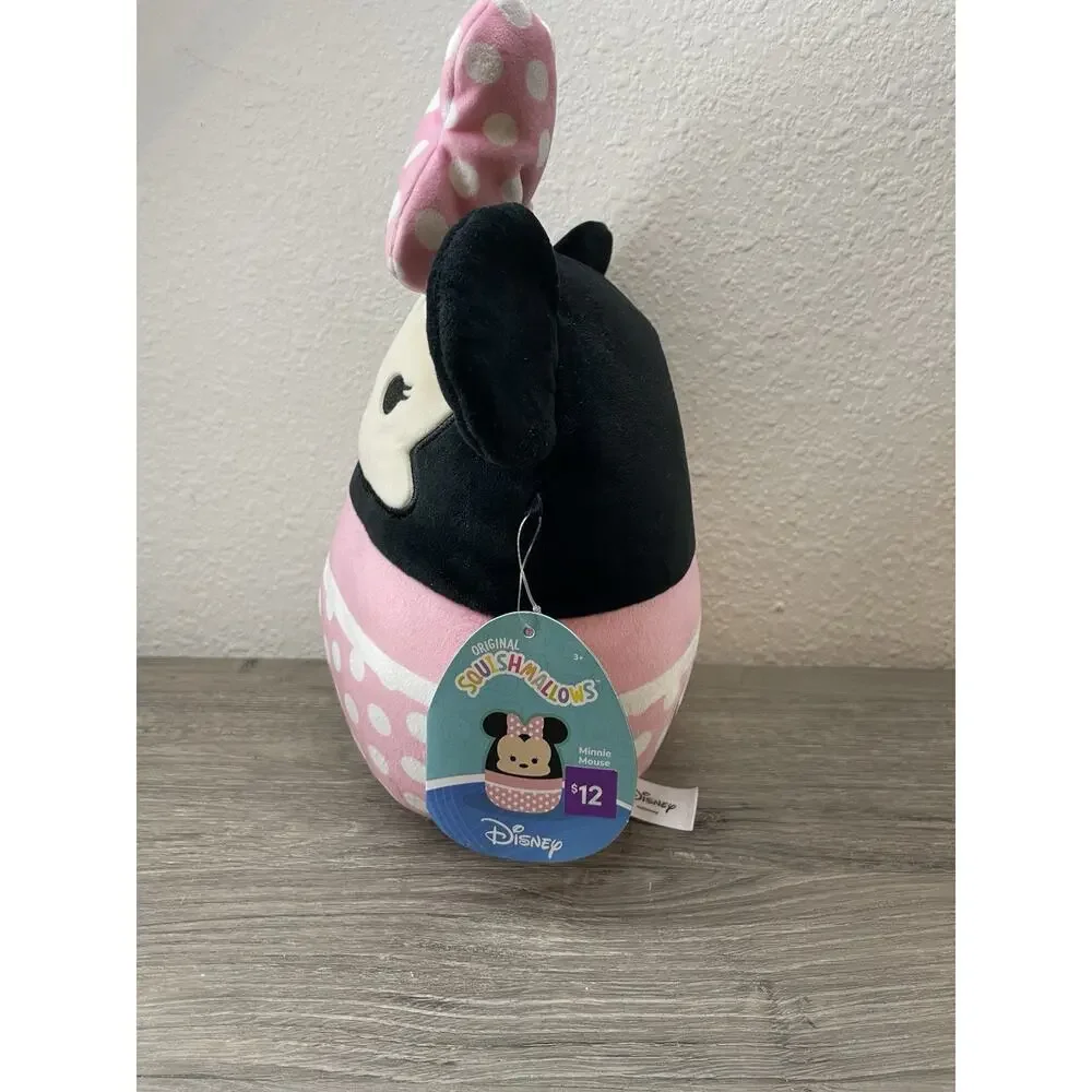 Disney Squishmallows Minnie Mouse Pink Polka Dot 9” Plush Toy NWT
